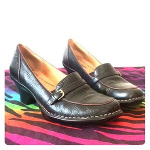 Black leather soft spots (price firm)